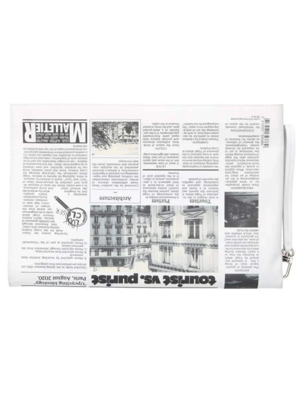 Louis Vuitton New Space All Over Pattern Leather Clutch
